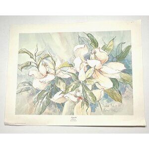 26.5"x21" Ltd Ed Signed Numbered Print MAGNOLIA by BARBARA MOCK 1986 Somerset